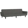 Bild von vidaXL Sofa Schlafsofa 2-Sitzer Dunkelgrau Samt, 1 Teile