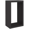 Bild von vidaXL Kaminholzregal Brennholzregal Schwarz 60x40x100 cm Stahl