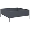 Bild von vidaXL Hochbeet Hochbeet Anthrazit 100x100x41 cm Stahl (1 St)