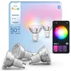 Bild von Philips Hue LED-Leuchtmittel Essential White & Color Ambiance smarte Lampe, GU10, 3 St., Farbwechsler, 3er Set, dimmbar, RGB, warmweiß - kaltweiß, 806 Lumen, 2200 - 6500 K