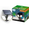 Bild von Philips LED Flutlichtstrahler Outdoor Ultra-Efficient Solar Zyren Sicherheitslicht, Abschaltautomatik, Bewegungsmelder, Tageslichtsensor, LED fest integriert, Kaltweiß, 24,5W,Tageslicht-/Bewegungssensor,wahlweise warm-oder kaltweißes Licht