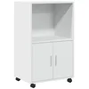 Bild von vidaXL Sideboard Rollschrank Weiß 55x40x91 cm Holzwerkstoff (1 St)