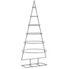 Bild von vidaXL Künstlicher Weihnachtsbaum Metall-Weihnachtsbaum für Dekorationen Schwarz 150 cm