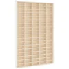 Bild von vidaXL Regal Sammlervitrine aus Holz mit 90 Fächern 50,5 x 4,5 x 79 cm, 1-tlg.