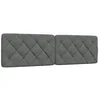 Bild von vidaXL Bett Kopfteil-Kissen Dunkelgrau 180 cm Stoff (1-tlg)