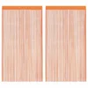 Bild von vidaXL Vorhang Fadenvorhänge 2 Stk. Orange 140x250 cm (2 St)