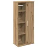 Bild von vidaXL Badezimmer-Set Badezimmerschrank mit Rollenhalter Artisan-Eiche 39x22x90 cm, (1-St)