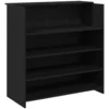 Bild von vidaXL Schreibtisch Empfangstresen Schwarze Eiche 100 x 50 x 103,5 cm Holzwerkstoff (1-St)