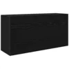 Bild von vidaXL Badezimmerspiegelschrank Bad-Wandschrank Schwarz 80x25x40 cm Holzwerkstoff (1-St)