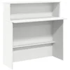 Bild von vidaXL Schreibtisch Empfangstresen Weiß 100 x 50 x 103,5 cm Holzwerkstoff
