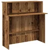 Bild von vidaXL Schreibtisch Empfangstheke Altholz-Optik 100x50x103,5 cm Holzwerkstoff