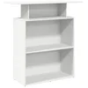 Bild von vidaXL Schreibtisch Empfangstresen Weiß 100 x 40 x 104 cm Holzwerkstoff