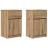 Bild von vidaXL Nachttisch Nachttische 2 Stk. Artisan-Eiche 39x35x65 cm Holzwerkstoff (2-St)