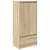 Bild von vidaXL Sideboard Schrank mit Schublade Sonoma-Eiche 55,5x34x119,5 cm (1 St)