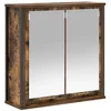 Bild von vidaXL Badezimmerspiegelschrank Bad-Wandschrank mit Spiegel Räuchereiche 60x21x60 cm (1-St)