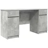 Bild von vidaXL Schreibtisch Schreibtisch Betongrau Holzwerkstoff 140 x 49 x 76 cm (1-St)