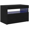 Bild von vidaXL TV-Schrank TV-Schränk 60 x 35 x 40 cm Schwarz Eichen-Optik Holzwerkstoff (1-St)