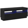 Bild von vidaXL TV-Schrank TV-Schränk 100 x 35 x 40 cm Schwarz Eichen-Optik Holzwerkstoff (1-St)