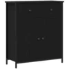 Bild von vidaXL Sideboard Sideboard Schwarz Eichen-Optik 70 x 30 x 80 cm Holzwerkstoff (1 St)