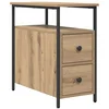 Bild von vidaXL Nachttisch Nachttisch Artisan-Eiche 30 x 60 x 60 cm Holzwerkstoff (1-St)