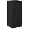 Bild von vidaXL Sideboard Sideboard Schwarz Eichen-Optik 30 x 30 x 70 cm Holzwerkstoff (1 St)