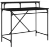 Bild von vidaXL Schreibtisch Schreibtisch Schwarz Eichen-Optik 100 x 50 x 90 cm (1-St)