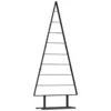 Bild von vidaXL Künstlicher Weihnachtsbaum Metall Weihnachtsbaum Schwarz 180 cm Stahl