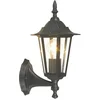 Bild von EGLO LED Wandleuchte LATERNA 4 L16,5 x H32 x AL23 cm, spritzwassergeschützte Lampe, ohne Leuchtmittel, Außen-Wandlampe Laterna 4, Lampe, E27, IP44, L16,5 x H32 x AL23 cm