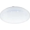 Bild von EGLO LED Deckenleuchte FRANIA-S Deckenlampe, weiß, Kristalleffekt, geringe Aufbauhöhe, LED fest integriert, Warmweiß, Wohzimmer, Küche, Esszimmer, Flur, modern, rund