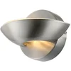Bild von GLOBO LIGHTING Wandleuchte SAMMY, LED fest integriert, Warmweiß, Wandleuchte Nickel, Glas, Licht auf-/abwärts, LED 3+4W