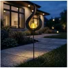 Bild von GLOBO LIGHTING Außen-Stehlampe, LED-Leuchtmittel fest verbaut, Warmweiß, Design LED Solar Leuchte Außen Beleuchtung Dekoration Steck Lampe