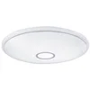 Bild von GLOBO LIGHTING LED Deckenleuchte, LED-Leuchtmittel fest verbaut, Farbwechsel, Neutralweiß, Kaltweiß, Warmweiß, Tageslichtweiß, LED Decken Lampe Wohn Zimmer Sternen Himmel Effekt Leuchte Dimmer
