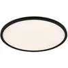 Bild von GLOBO LIGHTING Deckenleuchte SAPANA, LED fest integriert, Deckenleuchte Schwarz, Kunststoff, dimmbar, Memory, LED 24W