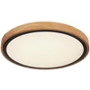 Bild von GLOBO LIGHTING Deckenleuchte GLOBO Lighting Deckenleuchte BRUNO DH 30,70x9 cm schwarz Deckenlampe