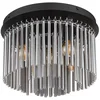 Bild von GLOBO LIGHTING Deckenleuchte GORLEY, ohne Leuchtmittel, Design Glasstäbe, Deckenlampe, Wohnzimmer, Esszimmer