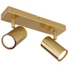 Bild von GLOBO LIGHTING Deckenspot, Leuchtmittel nicht inklusive, Deckenleuchte Spotleuchte Deckenlampe Metall Gold Dreh-Schwenkbar