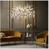 Bild von GLOBO LIGHTING Hängeleuchte, Leuchtmittel nicht inklusive, Pendelleuchte Kronleuchter Metall Glaskristalle chrom L 120 cm