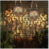 Bild von GLOBO LIGHTING LED Solarleuchte, LED-Leuchtmittel fest verbaut, Warmweiß, 2x Solarlampe Hängeleuchte Gartendeko LED