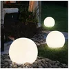 Bild von GLOBO LIGHTING LED Gartenleuchte, LED-Leuchtmittel fest verbaut, 3er Set LED Solar Außen Steck Leuchten Veranda