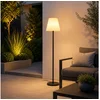 Bild von EGLO Außen-Stehlampe, Leuchtmittel nicht inklusive, Außen-Stehleuchte Standlampe Gartenleuchte IP44 Schwarz H 148,5 cm