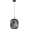 Bild von EGLO Pendelleuchte Hängeleuchte ROMAZZINA, exkl. E27, Stahl, Pendellampe, ohne Leuchtmittel, Esszimmerlampe, 110x32,5 cm (HxD), 1-flammig, modern, minimalistisch