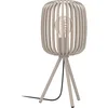 Bild von EGLO Tischleuchte Tischleuchte ROMAZZINA, exkl. E27, Stahl, Tischlampe, Ein-/Ausschalter, ohne Leuchtmittel, Stativ Nachtischlampe, 20x 20x43,5cm, Dreibein, Deko Schlafzimmer