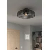 Bild von EGLO Deckenleuchte MOGANO 3, ohne Leuchtmittel, Deckenleuchte, Metall in Schwarz, Flurlampe mit E27 Fassung