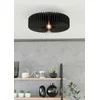 Bild von EGLO Deckenleuchte PALOMBAIA, ohne Leuchtmittel, Deckenlampe, Wohnzimmerlampe aus Holz, E27 Fassung, Ø 50 cm