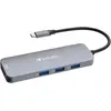 Bild von Verbatim CMH-08 (USB-C, 8 Ports), Dockingstation + USB Hub, Grau, Silber