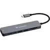 Bild von Verbatim Essentials Multiport (USB-C, 7 Ports), Dockingstation + USB Hub, Grau