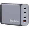 Bild von Verbatim GaN Charger (240 W, 4 Ports), USB Ladegerät, Grau