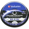 Bild von Verbatim 1x10 M-Disc BD-R BluRay 50GB 6x Speed Cakebox printable (10x), Optischer Datenträger