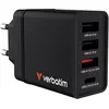 Bild von Verbatim Charger (30 W, 4 Ports), USB Ladegerät, Schwarz