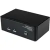 Bild von StarTech SV231DD2DUA, KVM Switch, Schwarz